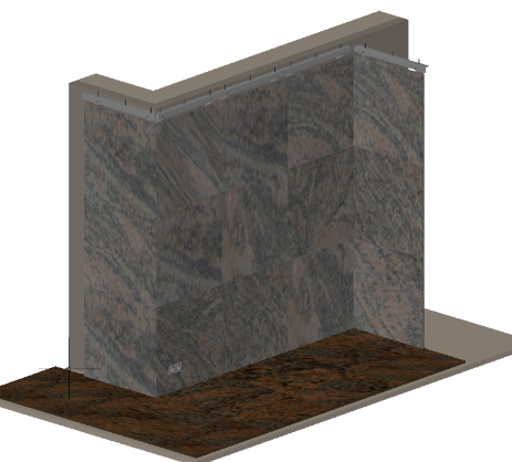 Wandverkleidung Juparana